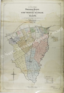 Historic map of Kirkby Moorside 1885